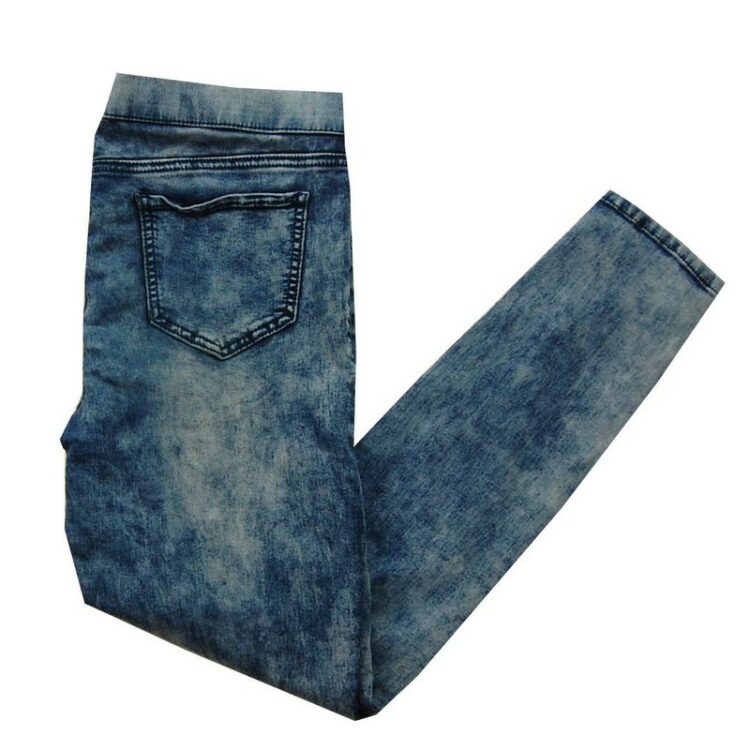 Acid Wash Skinny Blue Jeans