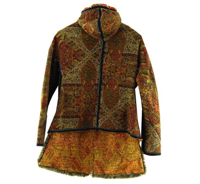 Back Womens Paisley Tapestry Jacket