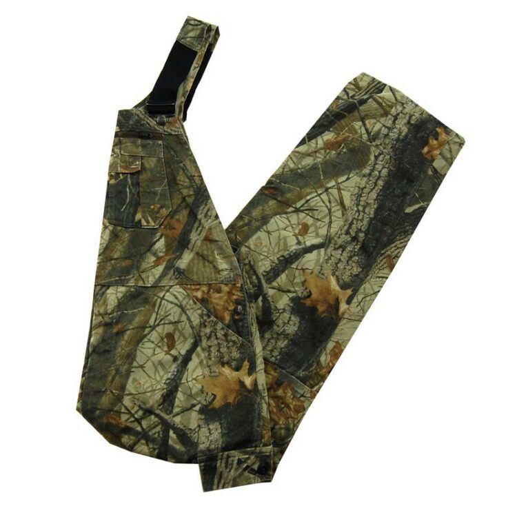 Long Camouflage Dungarees Mens