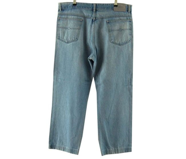 Back Burberry Mens High Waisted Jeans