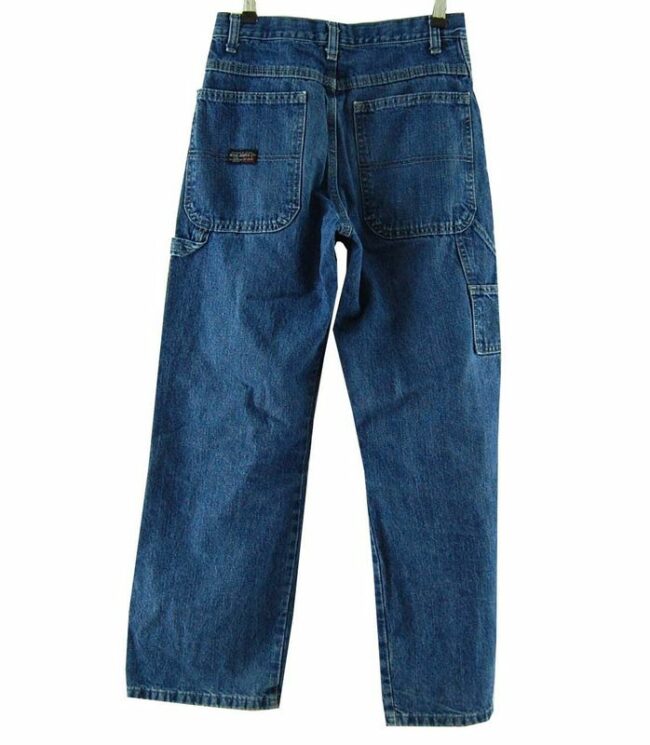 Back Wrangler Blue Carpenter Denim Jeans