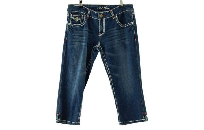 Front Kina Capri Blue Jeans