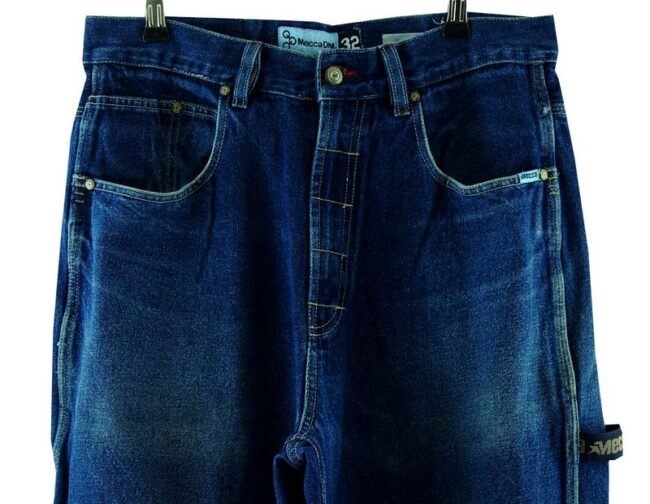 Front Close Up Mecca Denim Carpenter Jeans