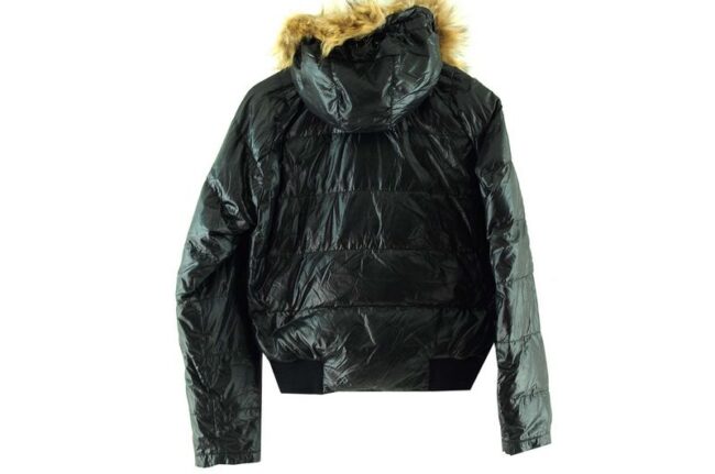 Back Black Moncler Puffa Jacket