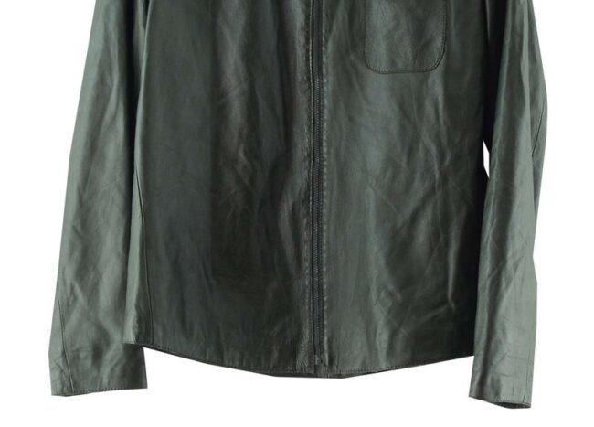 Front Bottom Close Up Women's Genuine Lamb Leather Jacket