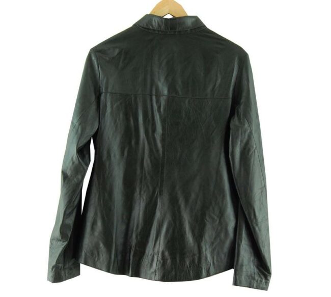 Back Women's Genuine Lamb Leather Jacket