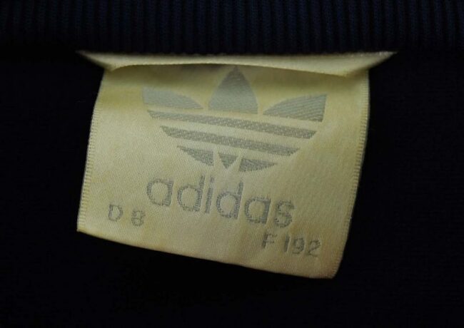 Label Navy Athletic Adidas Tracksuit Jacket