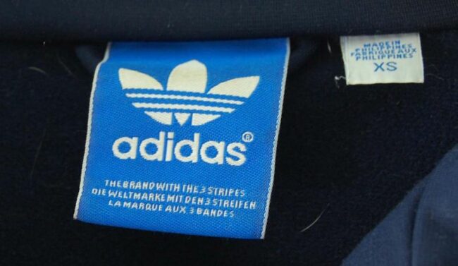 Label Navy Blue Adidas Tracksuit Jacket