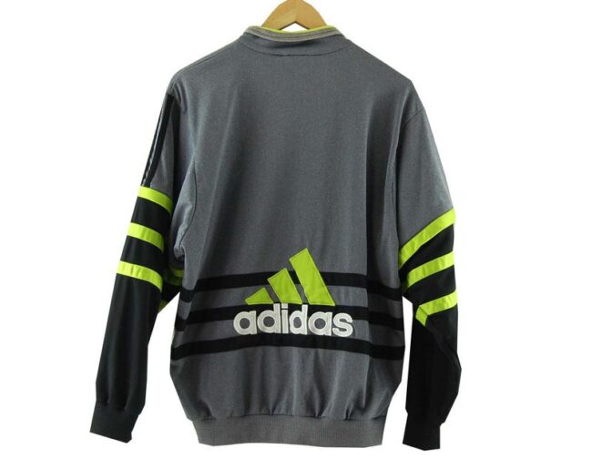 Back Grey Adidas Tracksuit Jacket