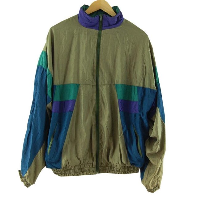 Multicoloured Block Tracksuit Jacket