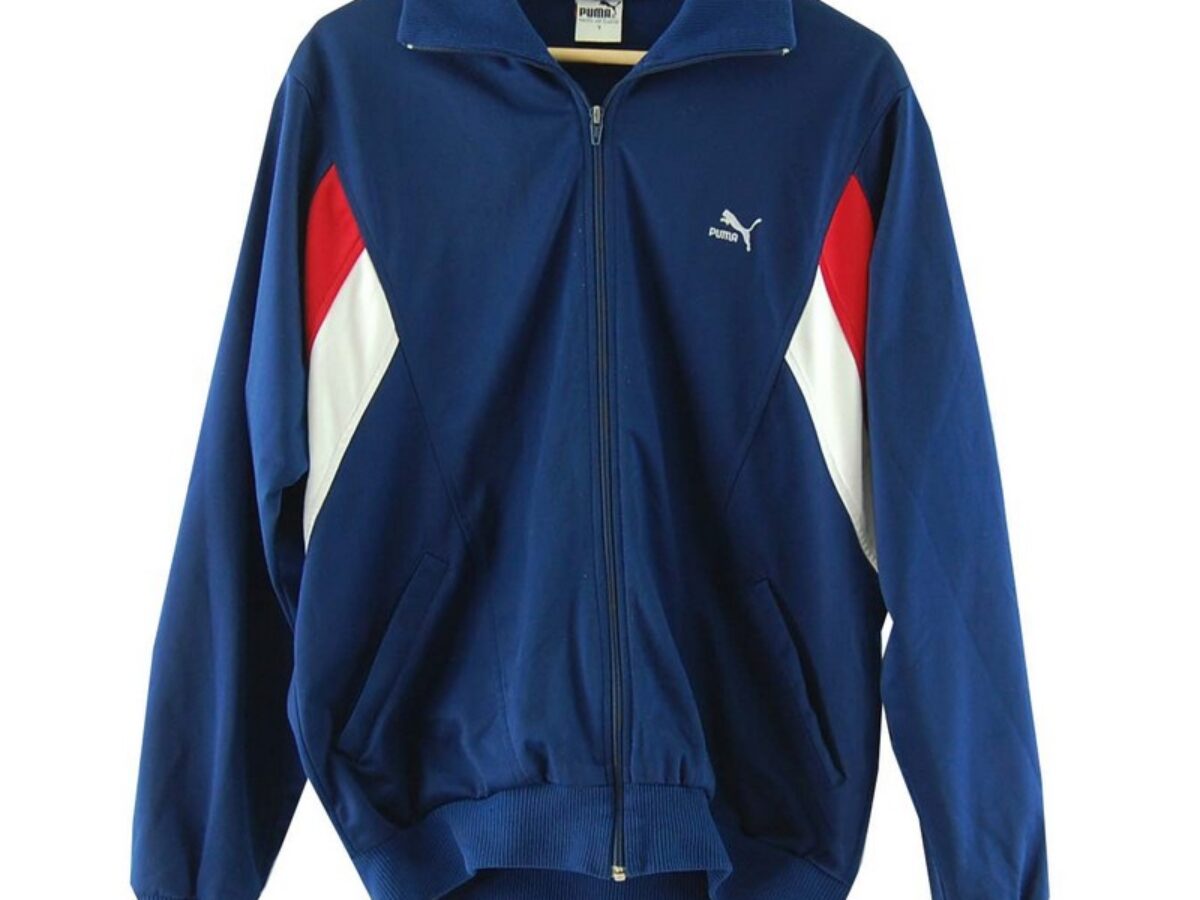 Navy Puma Tracksuit Jacket 2XL