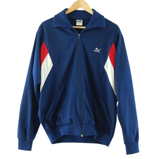 Navy Puma Tracksuit Jacket