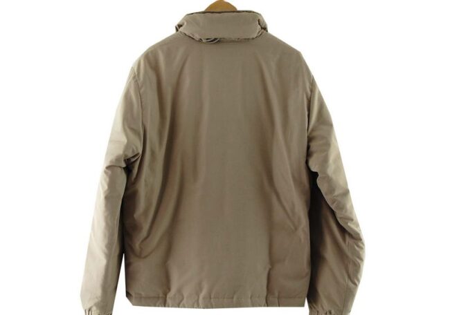 Back Beige Duck Down Gas Jacket