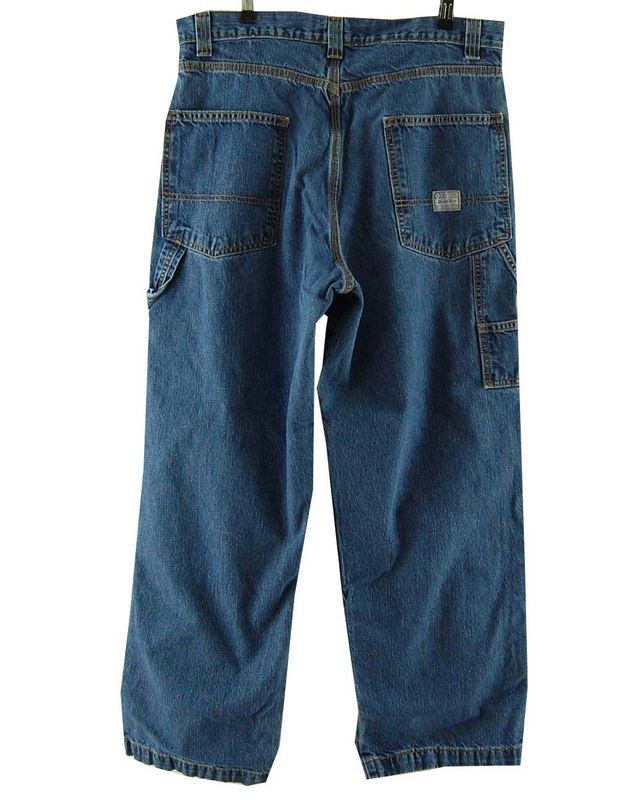 Back Front Levis Strauss Carpenter Denim Jeans
