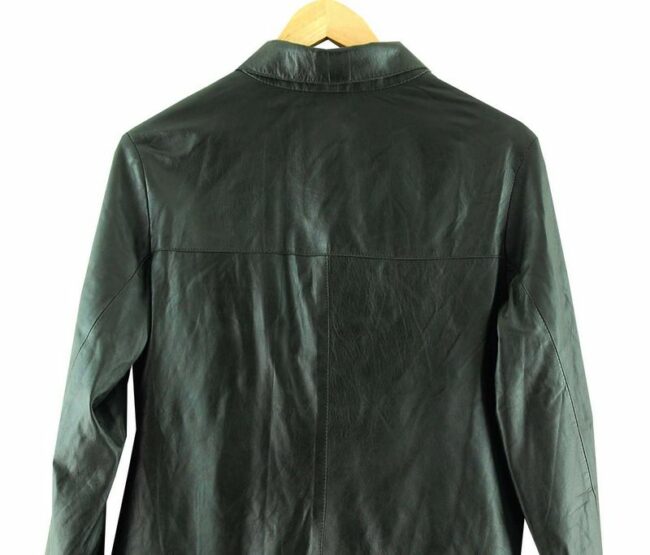 Back Top Close Up Women's Genuine Lamb Leather Jacket