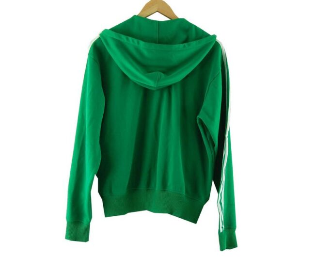 Back Medium Green Adidas Tracksuit Jacket