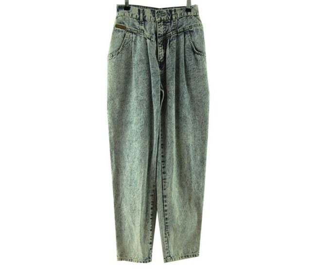 Front Gitano Acid Wash High Waisted Jeans