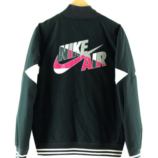 Back of Black Nike Bomber Jacket