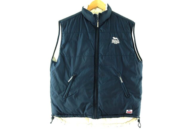 Lonsdale Navy Blue Puffa Vest