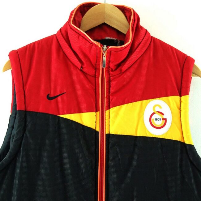 Top front of Nike Black Puffa Vest