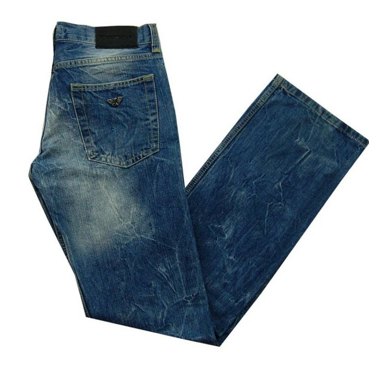 Armani Blue Acid Wash Jeans