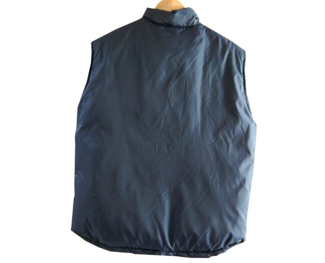 Back of Lonsdale Navy Blue Puffa Vest