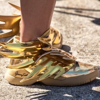 were 2000s fashions similar to the 90s - Gold wing Jeremy Scott Shoes for Adidas