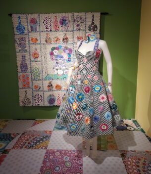 Kaffe Fassett - The power of Pattern at the Fashion and Textile Museum. Installation photos Genevieve Jones.