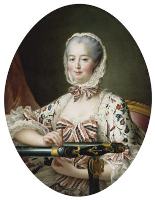 Attributed to the studio of François-Hubert Drouais, Madame de Pompadour, after 1764.