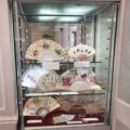 Display case at the Fan Museum. Photo Genevieve Jones.