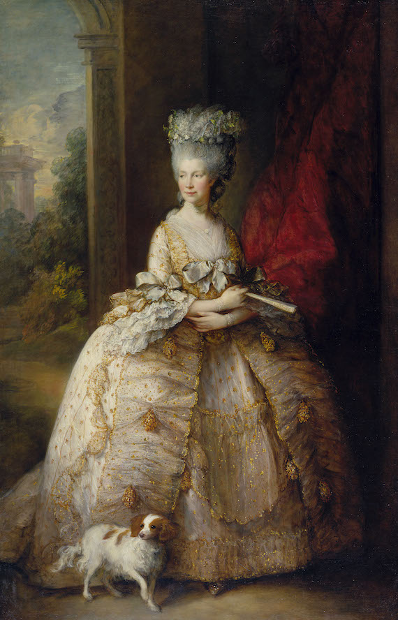 Thomas Gainsborough, Queen Charlotte, c.1781. Thomas Gainsborough, Queen Charlotte, c.1781.