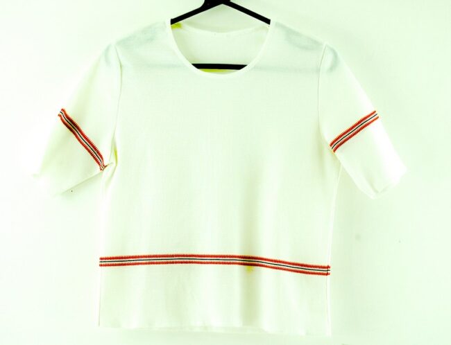 White 70s Top Womens