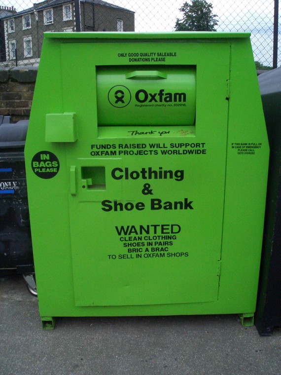 Oxfam clothing and shoe bank Oxfam clothing and shoe bank