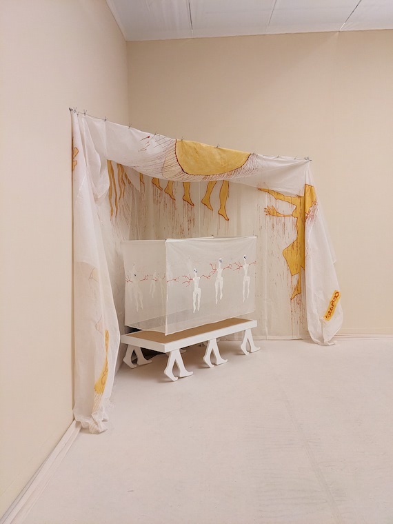 Delaine le Bas at Tate Britain. Photo G Jones Delaine le Bas at Tate Britain. Photo G Jones