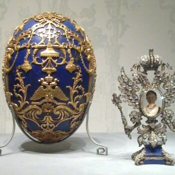 Fabergé Egg. Cloth recycling near me. Image copyright free via Wikipedia.