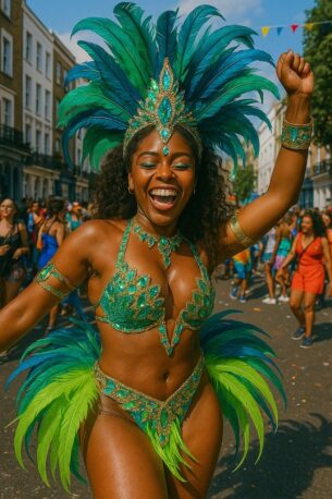 Notting Hill Carnival 2 August. Image G Jones