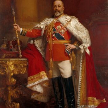 King Edward VII,1902. Portrait: Sir Samuel Luke Fildes,