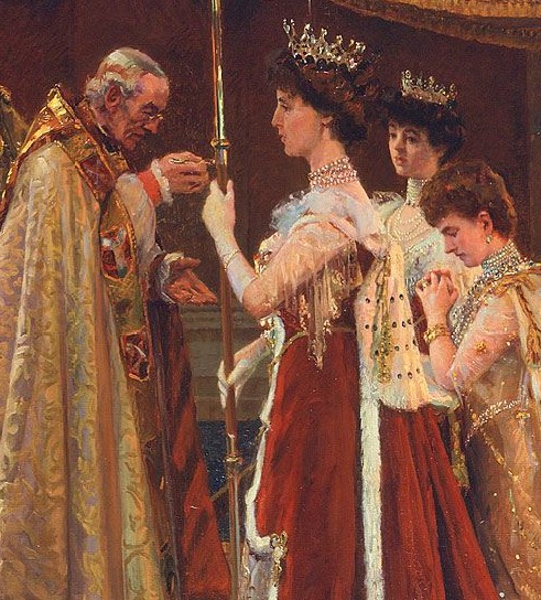 The Anointing of Queen Alexandra at the Coronation of King Edward VII, 1902 The Anointing of Queen Alexandra at the Coronation of King Edward VII, 1902