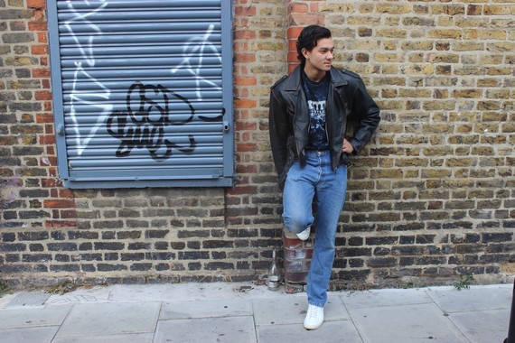 John - Blue17 photoshoot 90s clothes