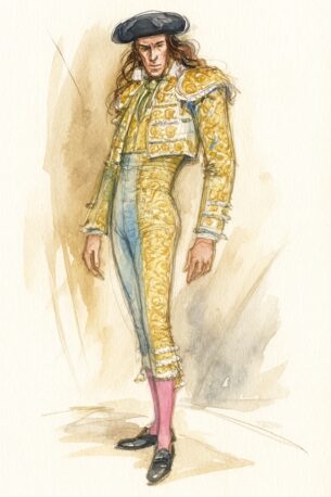 Bullfighter look. Image G Jones/AI