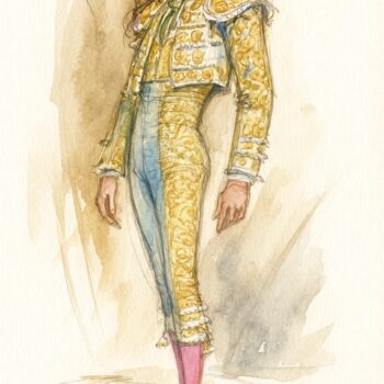 Bullfighter look. Image G Jones/AI