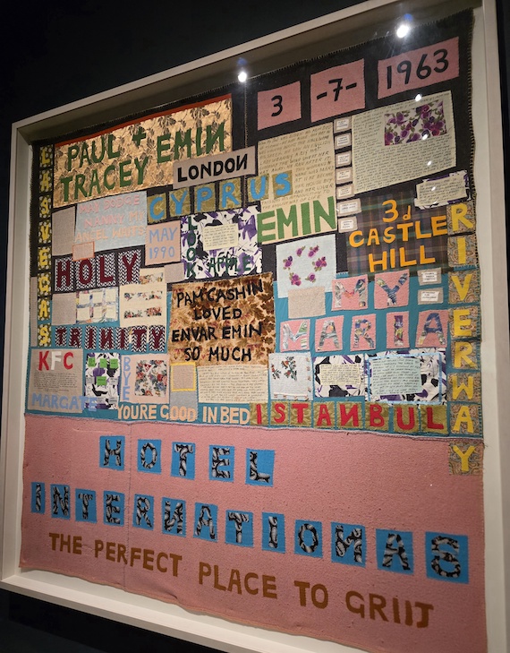 Tracey Emin Review. Image G Jones.