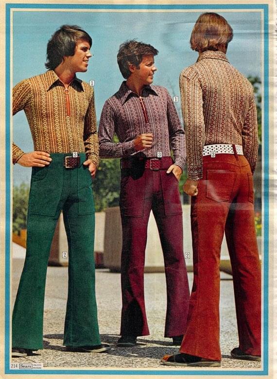 70s Mens clothing-the way it was